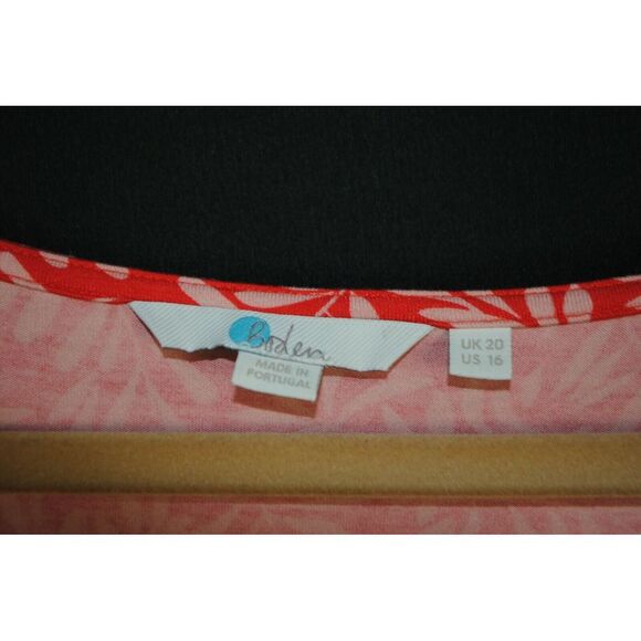 Boden Short Sleeve Blouse Shirt Size US 16 - Picture 2 of 4